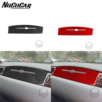 Chevrolet Impala 2006-2013 için Karbon Fiber Copilotu Pano Paneli Kapak Dekoratif Sticker Araba İç Aksesuarları Sticker