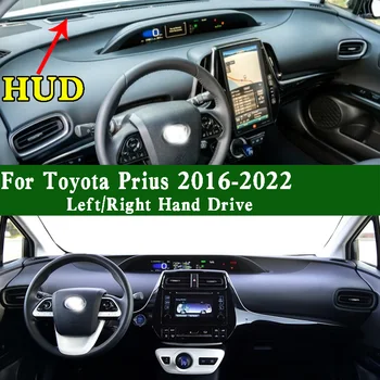 Toyota Prius için ZVW50 W51 W55 W52 2016-2022 Dashmat Dashboard Kapak Gösterge Paneli Pad Dash Mat Anti-kir Geçirmez Süsler