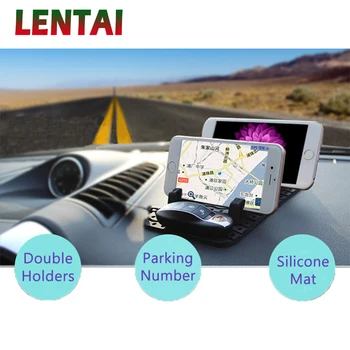 LENTAI 1 Takım Araba park kartı telefon standı Otomatik kaymaz mat hyundai ıx35 ıx25 creta Subaru Jetta Chevrolet Cruze Aveo Captiva