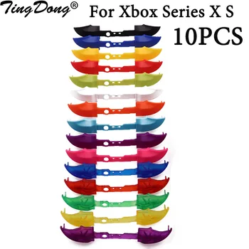 10 Adet Xbox Serisi X S RB LB Tetik Düğmesi Tuşları Gamepad Denetleyici Renkli LR Tampon Tuş Takımı Yedek Aksesuarlar